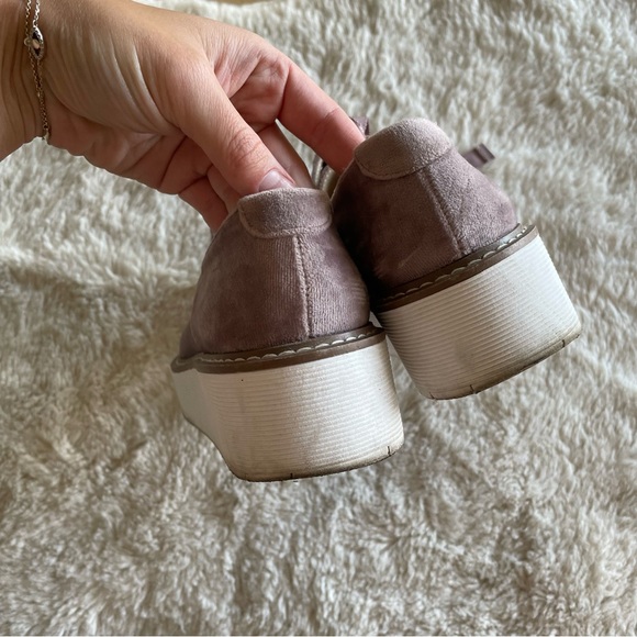 Zara Velvet Platform Oxford Loafers - Picture 6 of 7
